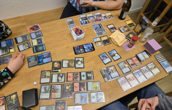 Spieleabend mit Magic-Karten