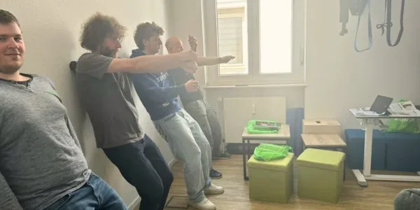 Faszientraining beim Gesundheitstag der SHI GmbH