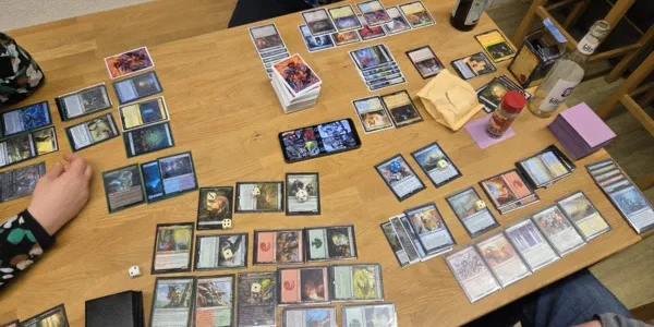 Spieleabend mit Magic-Karten